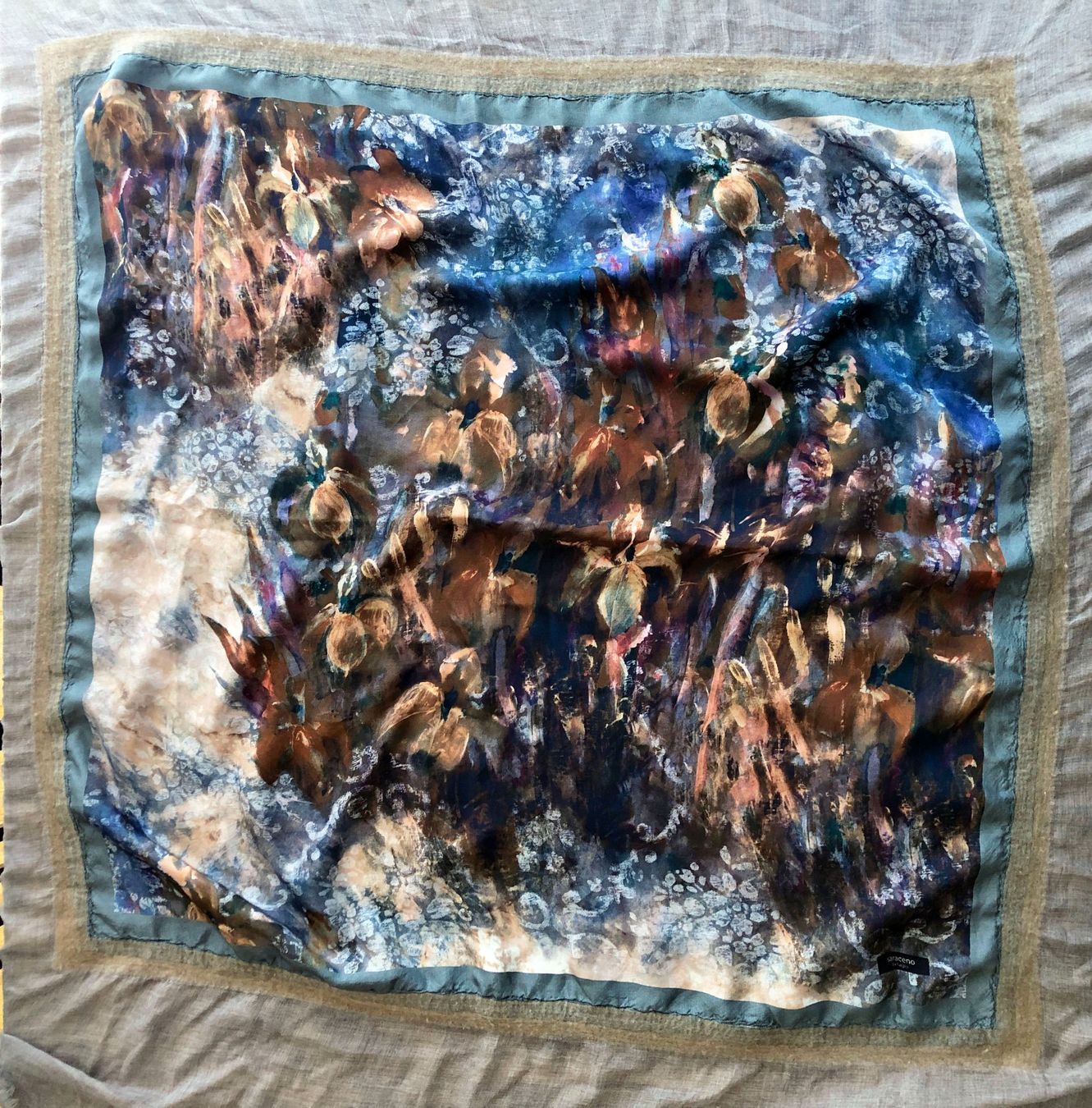 Foulard & Sciarpe: Saraceno Bellagio Schal mit wunderschönem Muster – Usato da Berg am Irchel venduto da Zweiti_Chance 1