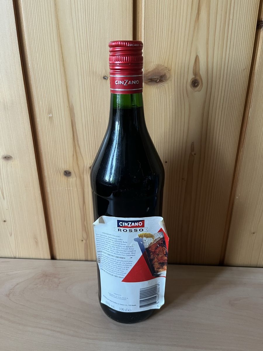 Cinzano Bevande alcoliche: Cinzano Rosso, originalverpackt – Nuovo e nell'imballaggio originale da Burgdorf venduto da Calvia 1