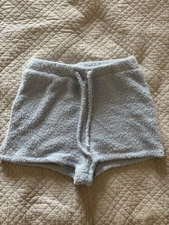 Short femme bleu