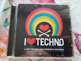 CD I Love techno 2004 presents Redhead