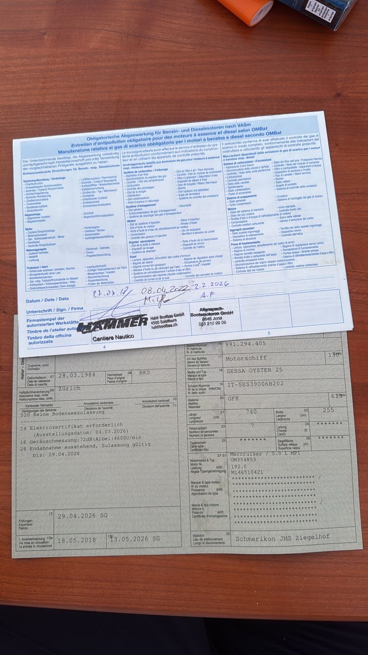 Sessa Barche: Motorboot Sessa Oyster 25 – Usato da Volketswil venduto da ahm_tv8g 9
