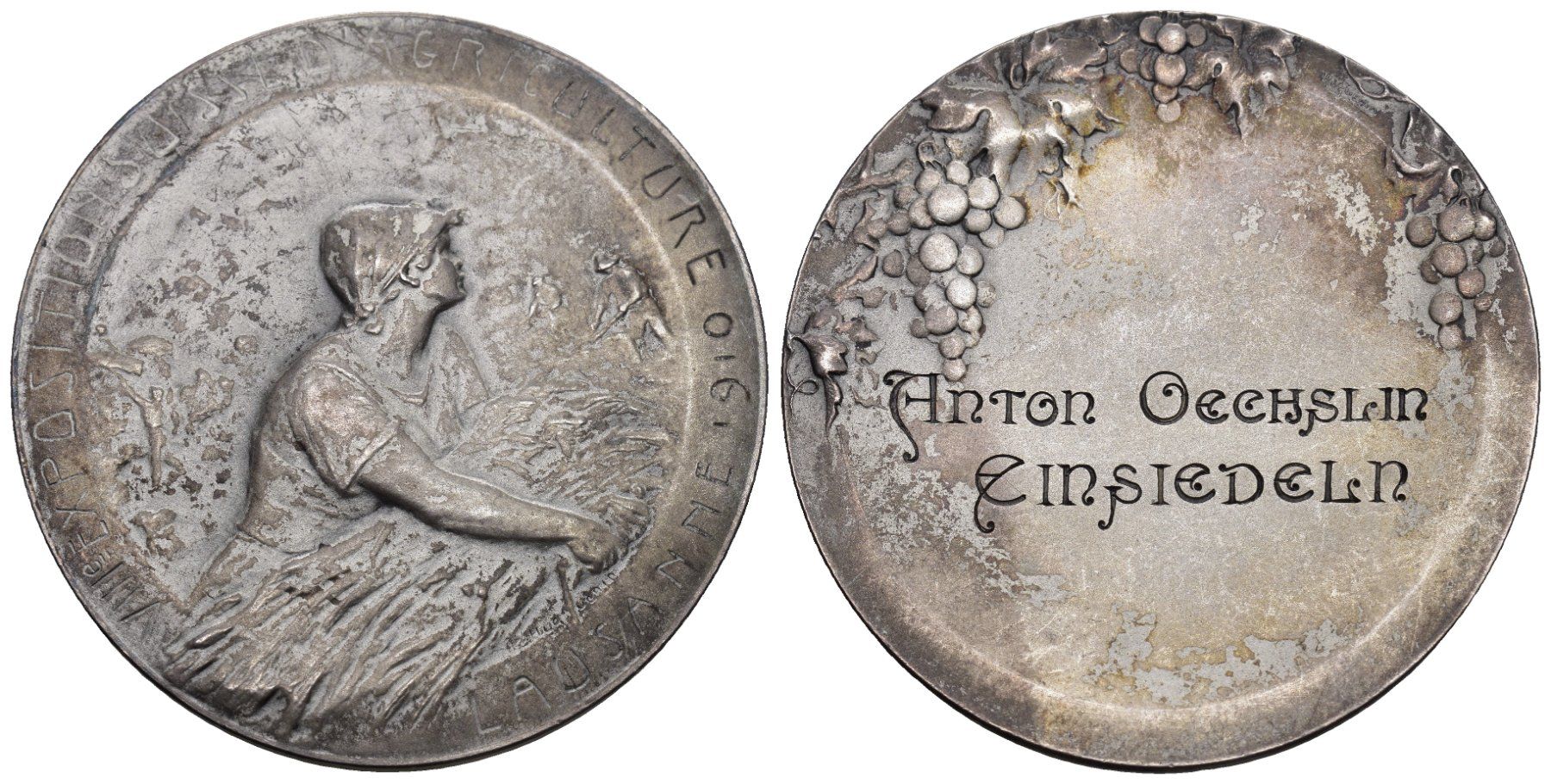 Medaglie: Lausanne 1910 Medaille – Usato da Bern venduto da numismatictops