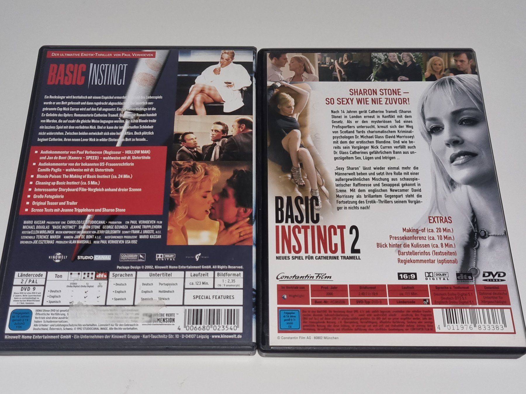 Alle DVDs: DVD: Basic Instinct 1+2 – Gebraucht aus Ehrendingen von Thomas_2 1