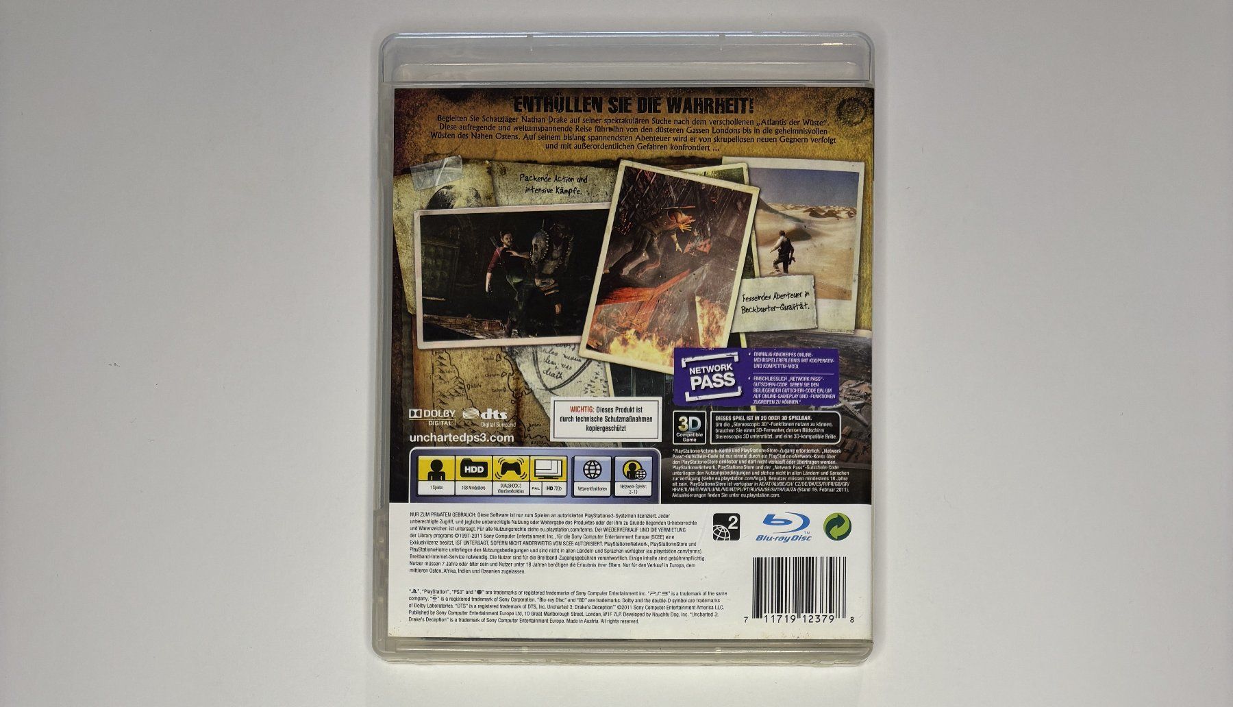 Giochi: PS3 - Uncharted 3: Drake's Deception – Usato da Allschwil venduto da Bullach 2