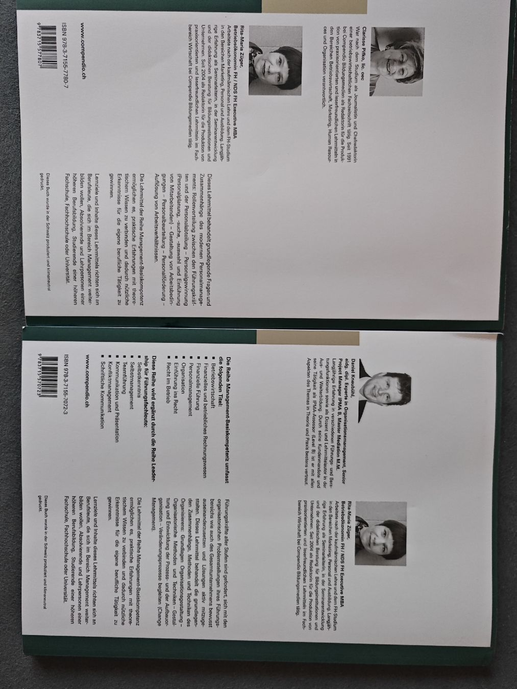 Libri: Management-Basiskompetenzen 2 Bücher, 4. Auflage – Usato da Wädenswil venduto da macik 1