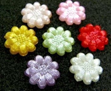 Lampade: Appliquess FLEUR nacré 12mm mixte 20 pcs – Nuovo e nell'imballaggio originale da St-Imier venduto da goodber 1