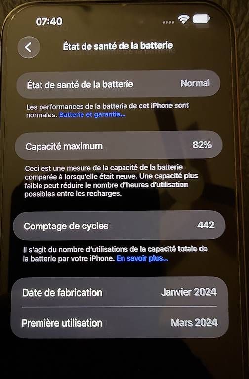 Telefoni cellulari / Smartphones: iPhone 15 Pro Max 256Go – Usato da Prilly venduto da Cbaika 4