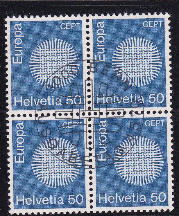 Tutti i francobolli: ET 4er Block EUROPA 1970 – Nuovo (secondo la descrizione) da Schliern b. Köniz venduto da joni20 1