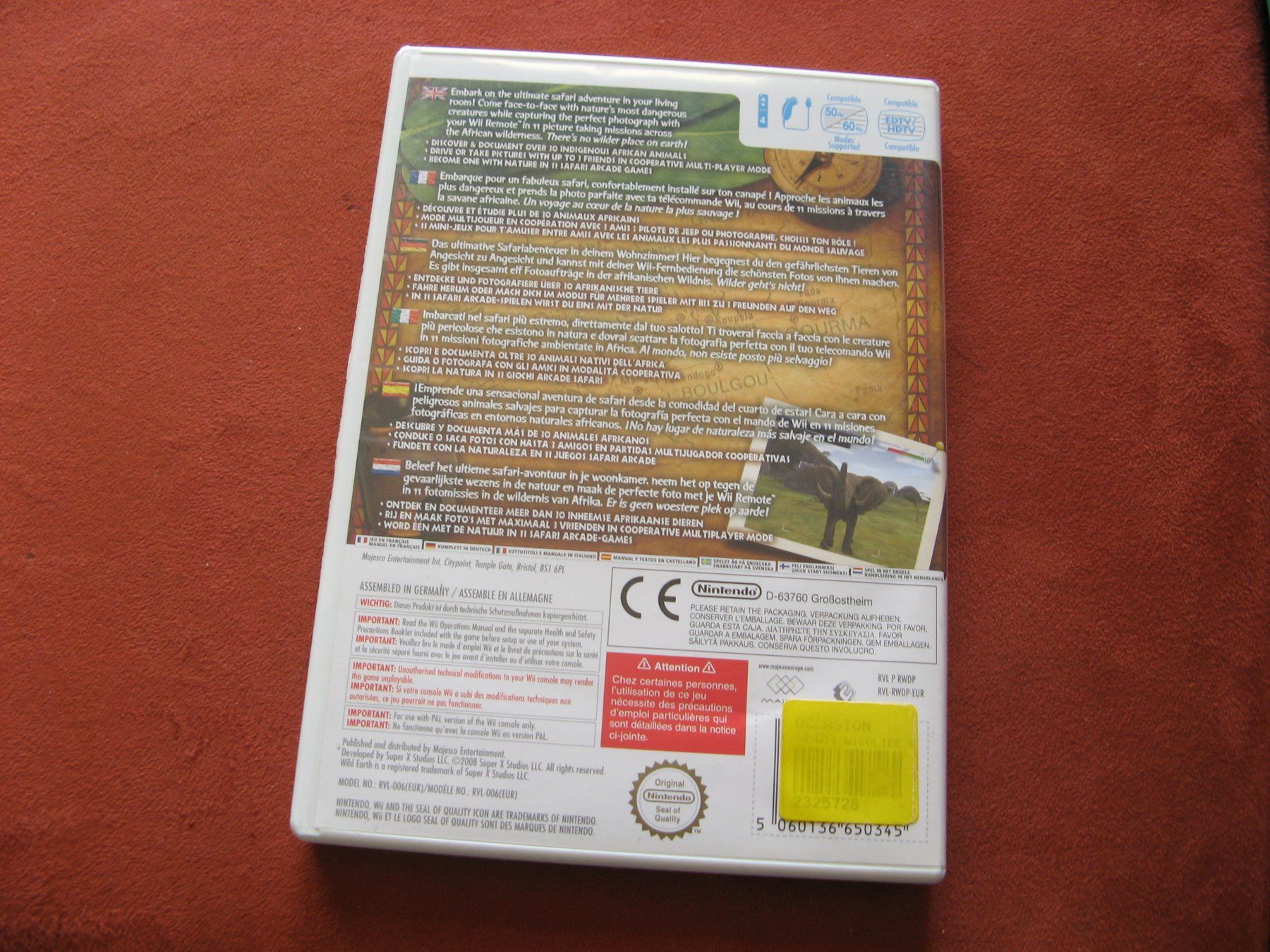 Nintendo Spiele: African Safari, Wildearth Wii – Gebraucht aus Zürich von apil 1