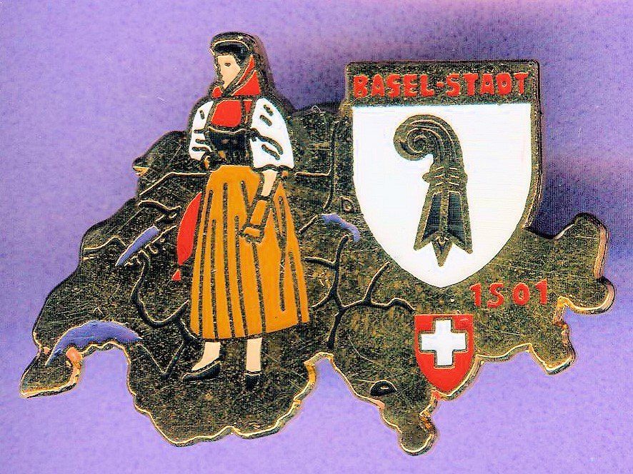 Placchette & Badge: Wappen & Trachten   BASEL-STADT – Usato da Winterthur venduto da Sammleroase