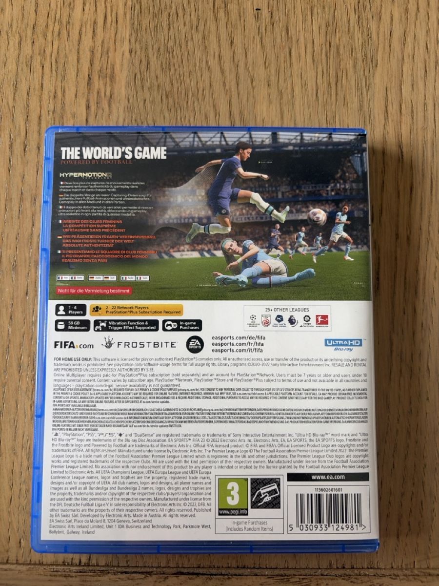 Spiele: Jeu PS5 FIFA 23 – Neu (gemäss Beschreibung) aus Le Noirmont von mag.butillon 1