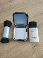 Kiko Milano Basic-Set: Foudation, Fisishing Powder + Pinsel