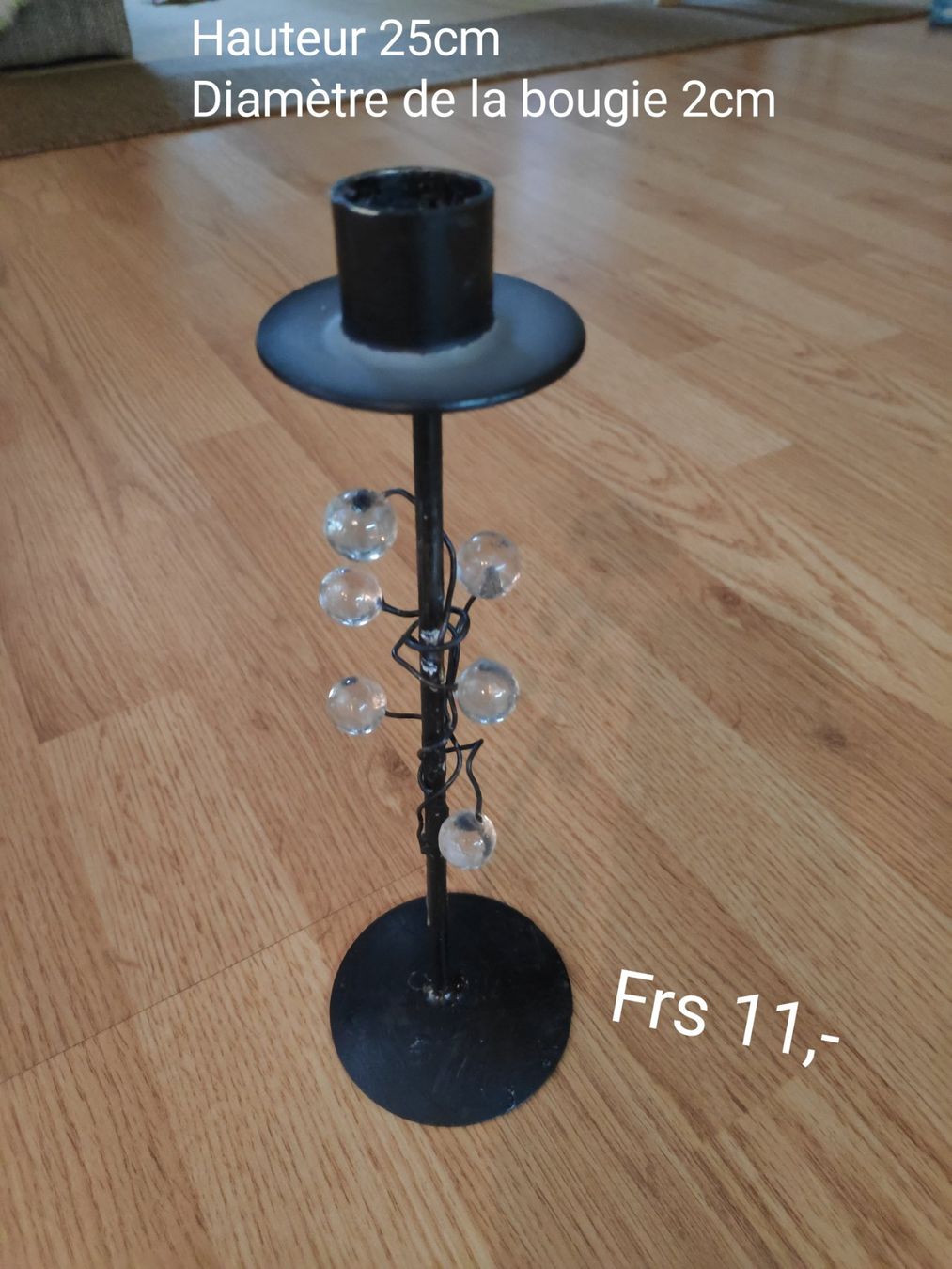 Portacandele: Bougeoirs en fer forgé – Usato da Couvet venduto da fat_kyl7 2