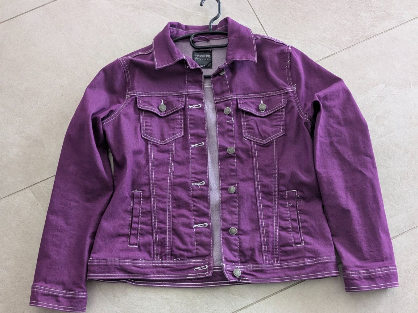 Giacche: Jeans Jacke Grösse M Lila – Nuovo (secondo la descrizione) da Untersiggenthal venduto da Skala