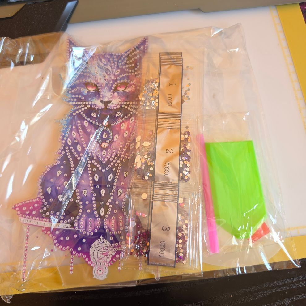 Bastelsets: DIAMOND PAINTING KATZE – Neu und originalverpackt aus Dintikon von bonita099