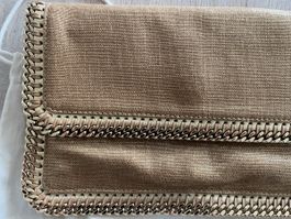 Stella McCartney Clutch, goldfarben, neuwertig!