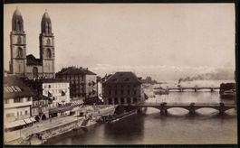 Fotografie Zürich, Teilansicht mit Kirc
