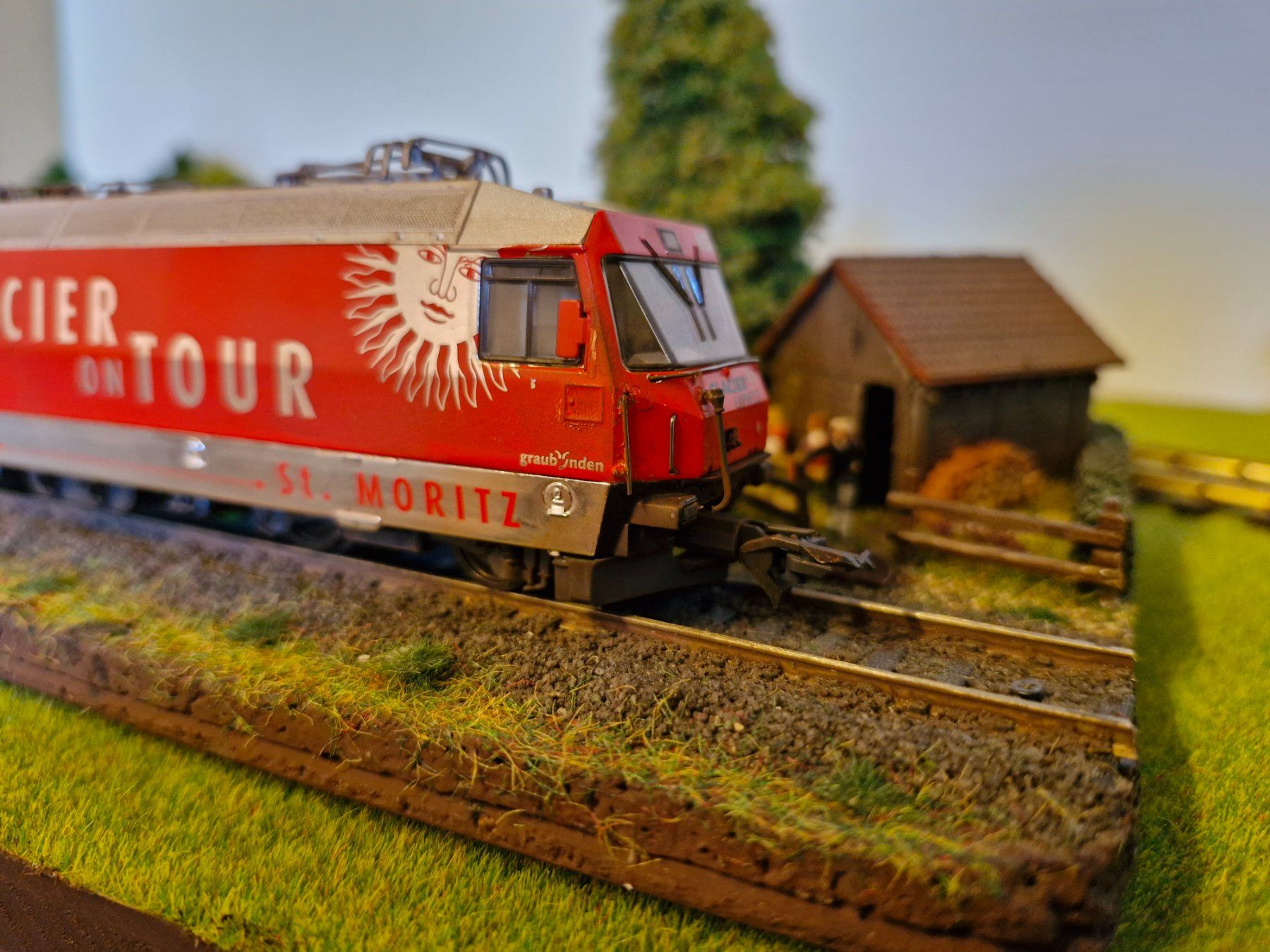 Bemo Modellini di ferrovie: BEMO RhB Ge 4/4 II HO Normalspur – Usato da Stans venduto da marlene330 2