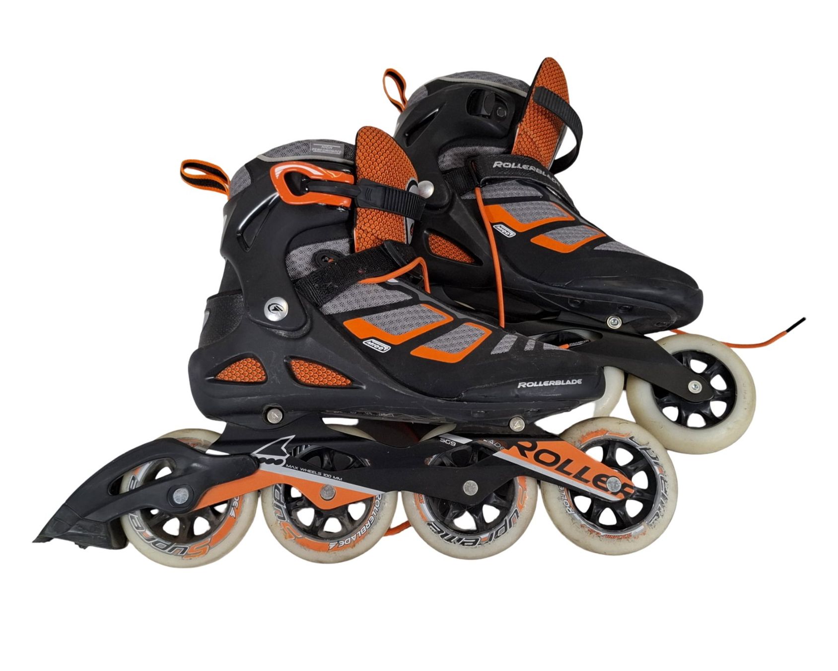 Inline-Skating & Rollschuhe: ROLLERBLADE Macroblade 100 orange Gr. 44 – Gebraucht aus Wil SG von Restwert_Wil