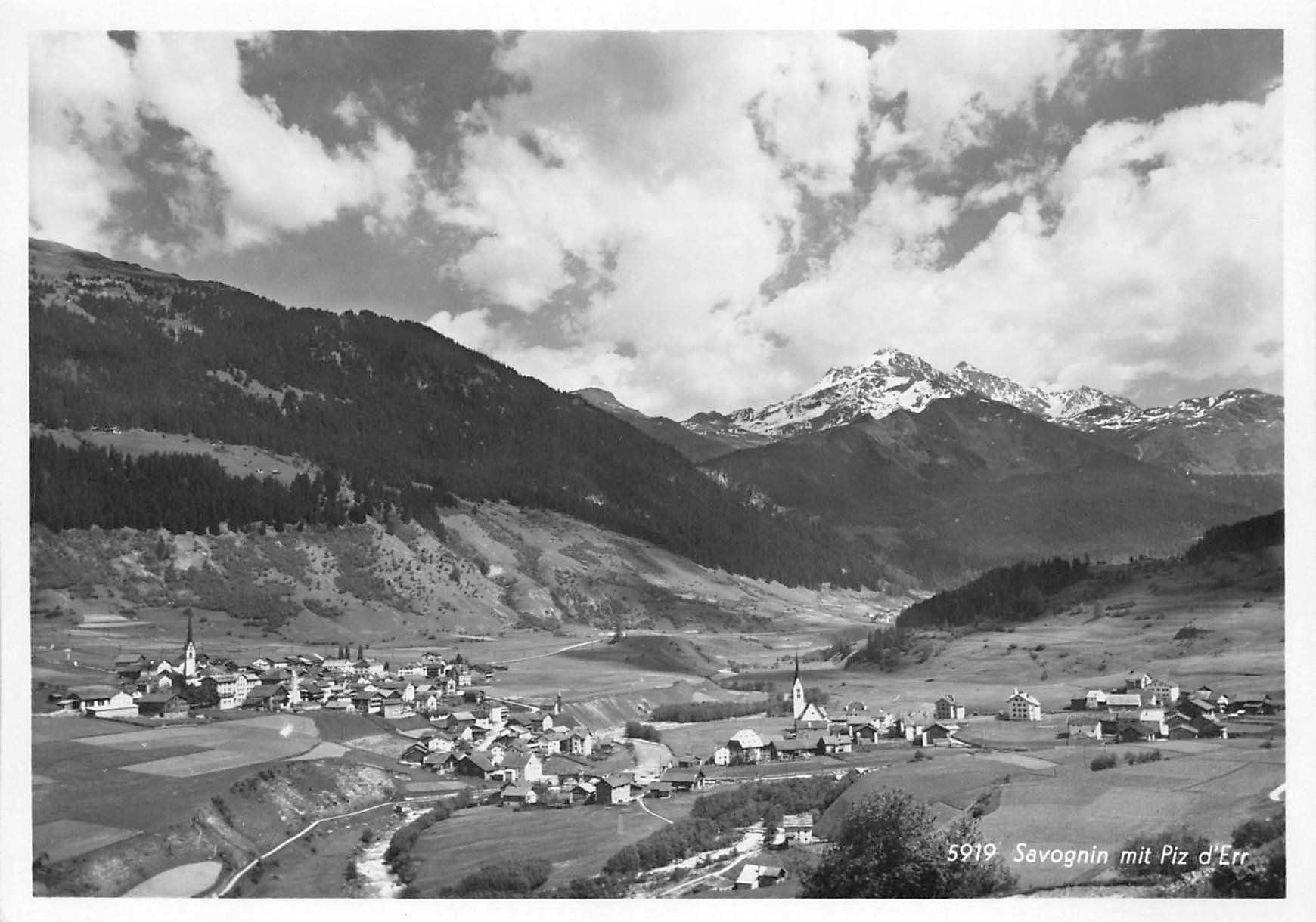 Ansichtskarten: 2x Savognin – Gebraucht aus Ottikon b.Kemptth. von Neptun1974