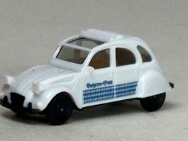 GB1- Herpa Citroën Ente weiss Bayern Ente