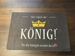 Türvorleger mit Spruch