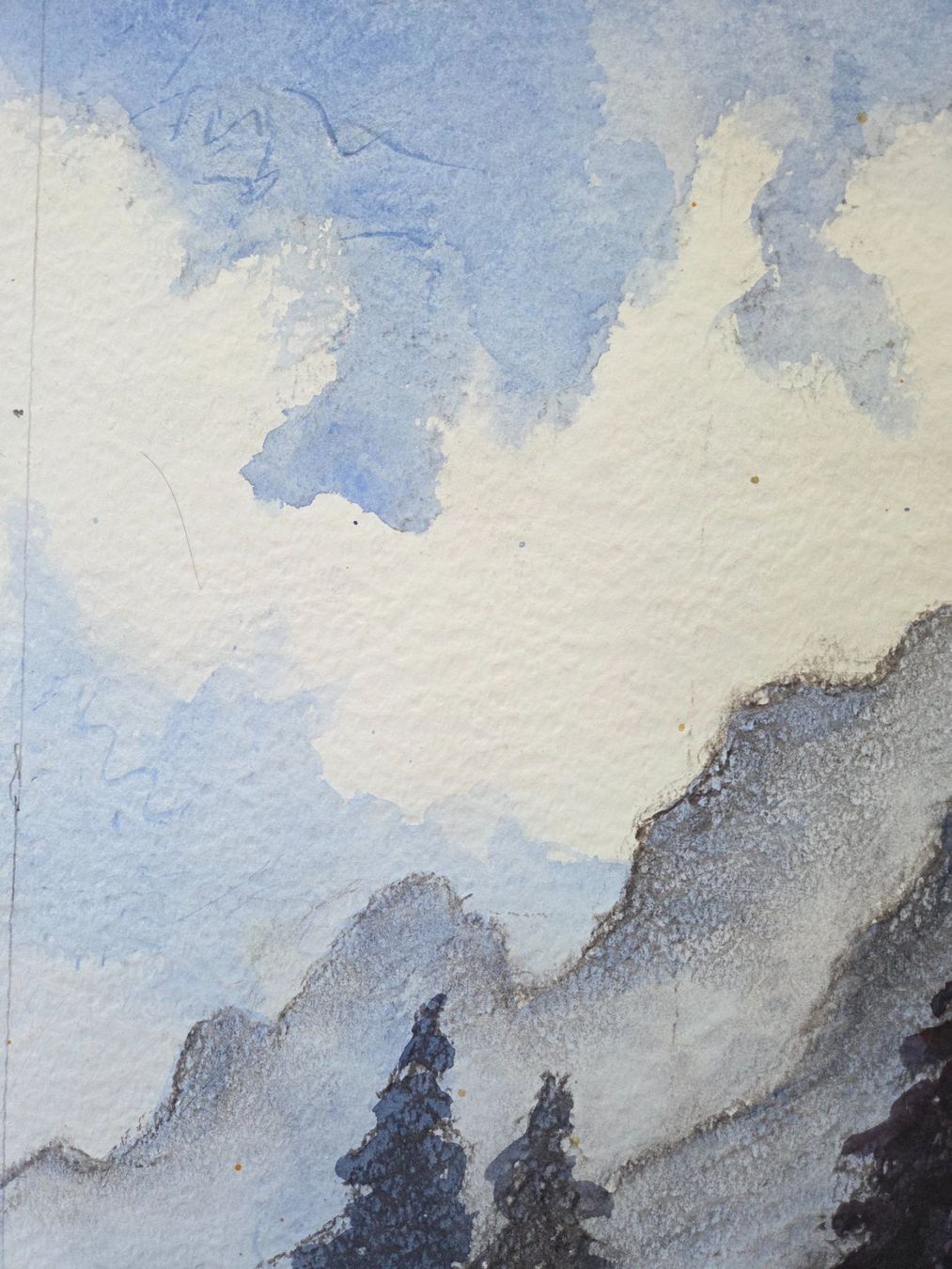 Dipinti: Aquarell Ferdinand Meyer-Streiff Mittelsack GL 1987 – Usato da Rheinfelden venduto da Badelus 1