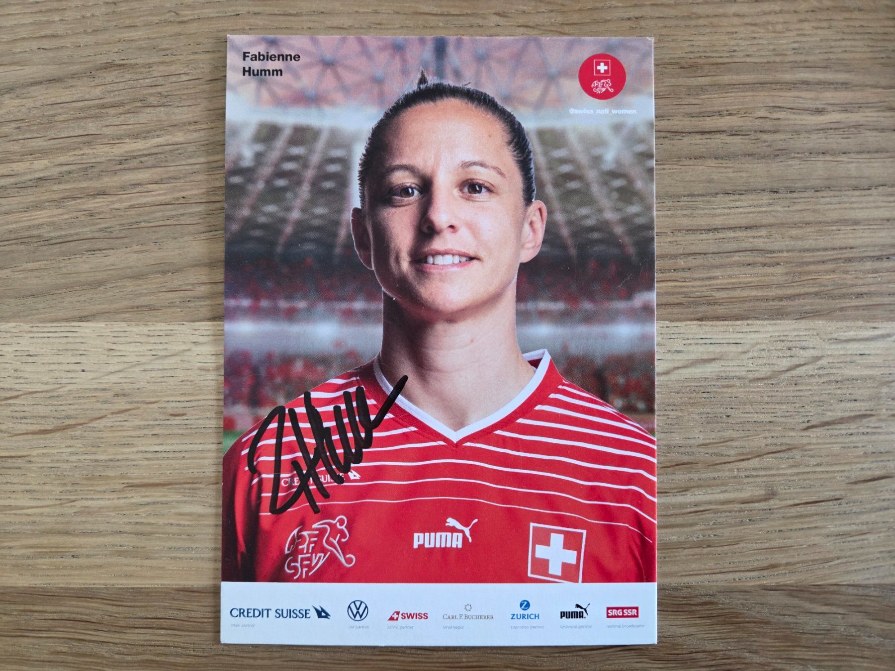 Autogramme: Fabienne Humm – Neu (gemäss Beschreibung) aus Villars-sur-Glane von Bolinot