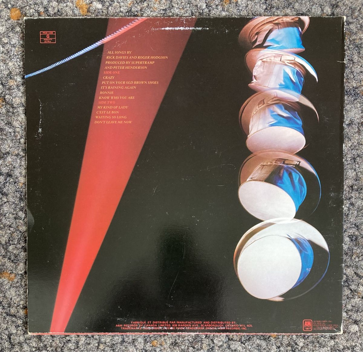 Schallplatten: Supertramp - famous last words - 1982 Canada – Gebraucht aus Zwingen von  1