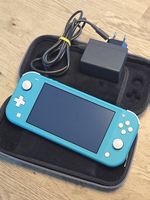 Nintendo Switch Lite Türkis inkl. Netzteil + tomtoc Case