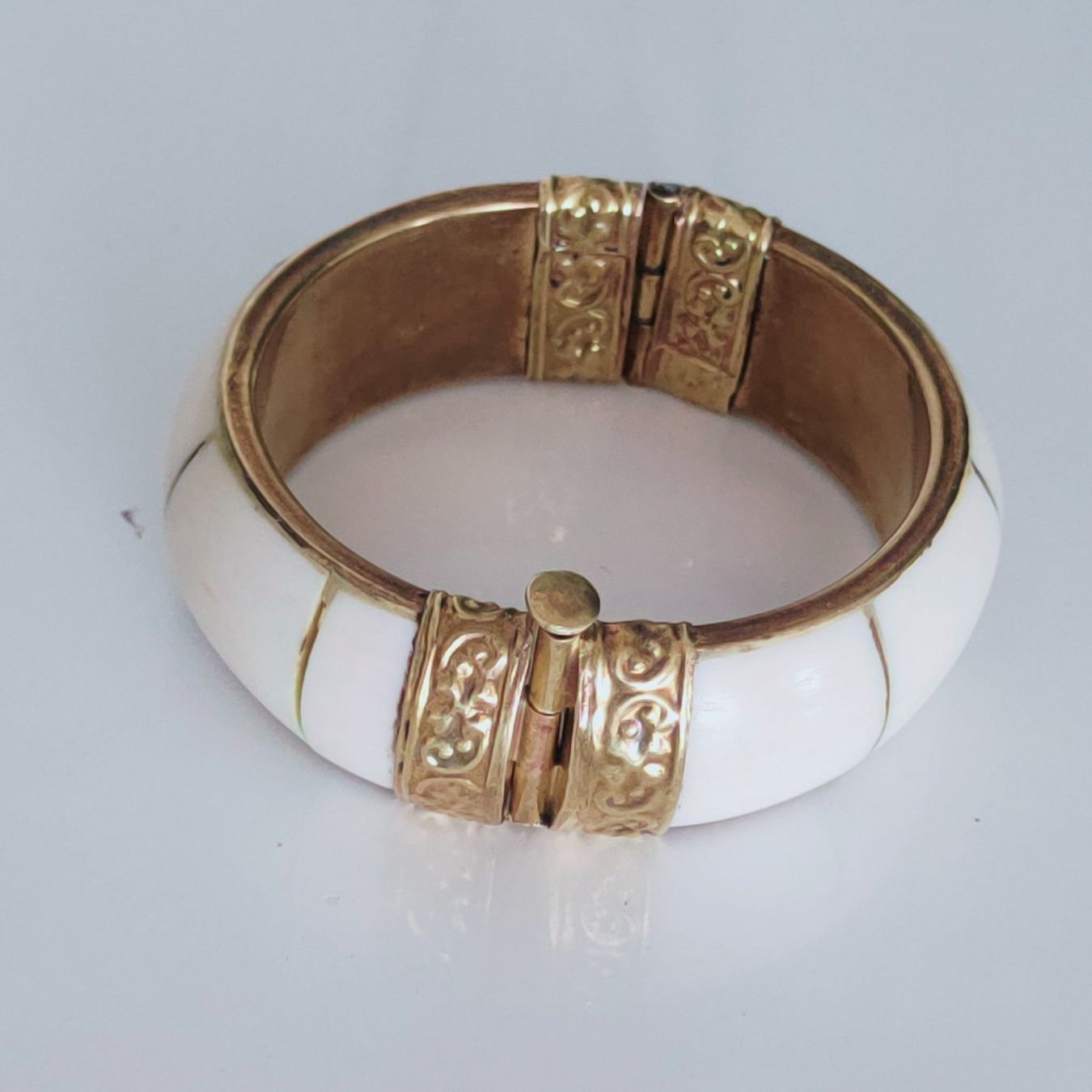 Bracciali & Braccialetti: Antikes Knochenarmband und Messing – Usato da Birr venduto da sen_8djr 6