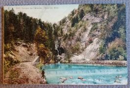 Carte Postale / Gorges de l'Areuse - Saut de Brot 1908