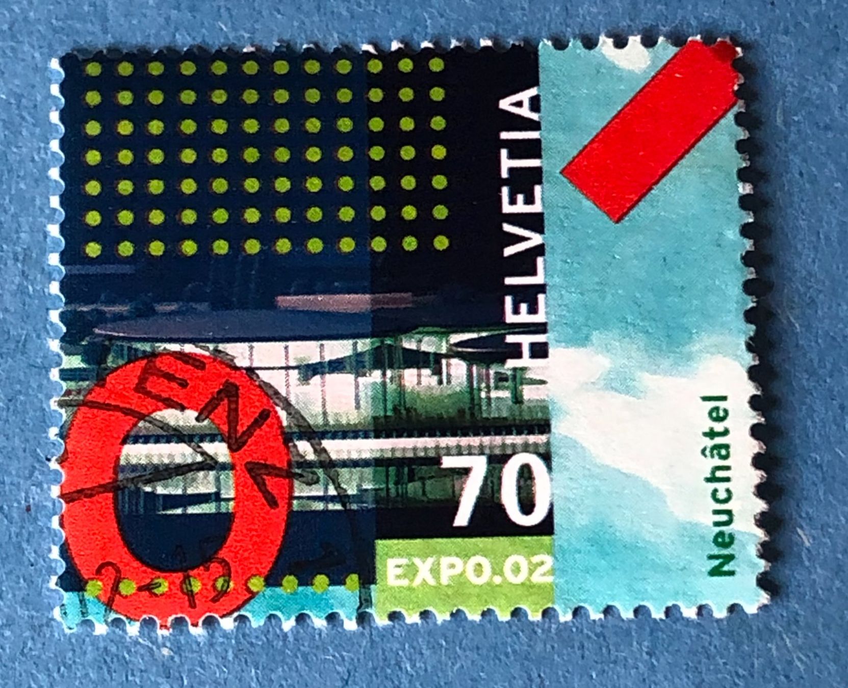 Tutti i francobolli: Nr.1043 GESTEMPELT Arteplage Neuenburg 2002    – Usato da Aarau venduto da Billa007