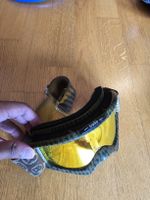 Motocross Brille Gelb – MX Cross Enduro - Schutzbrille, Moto
