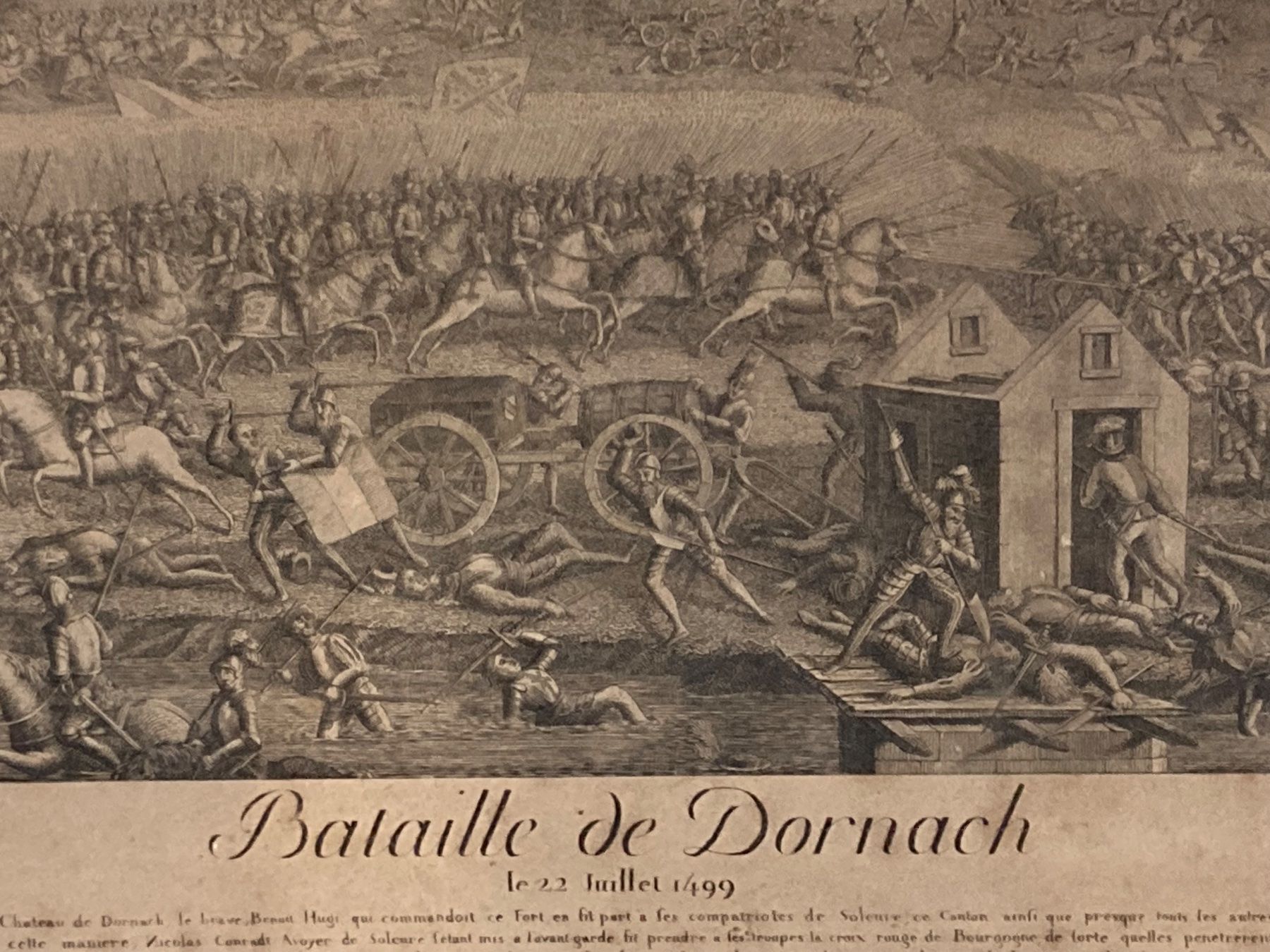 Stiche: 1499 Bataille de Dornach – Gebraucht aus Bern von Jwpm66 1