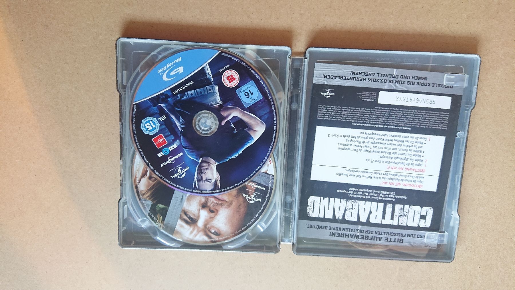 Tutti i DVDs: Contraband Blu-ray Steelbook  – Usato da Chur venduto da FreakofRarity 2