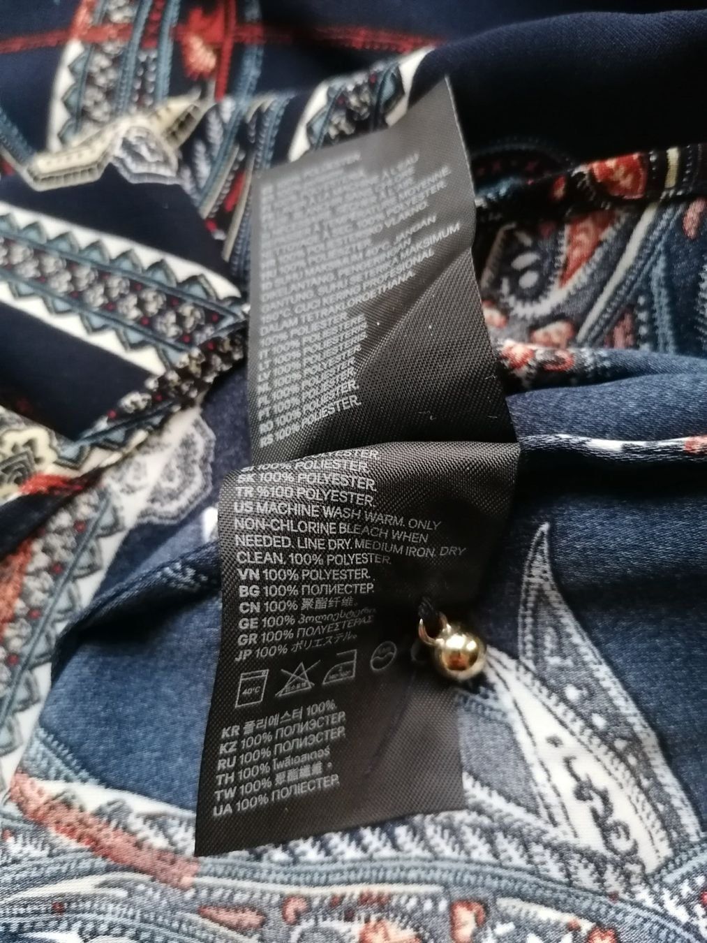 H&M Kleider: Kleid, Paisley Muster, Gr. 34, neuwertig – Neu (gemäss Beschreibung) aus Emmen von Tigerlady 9