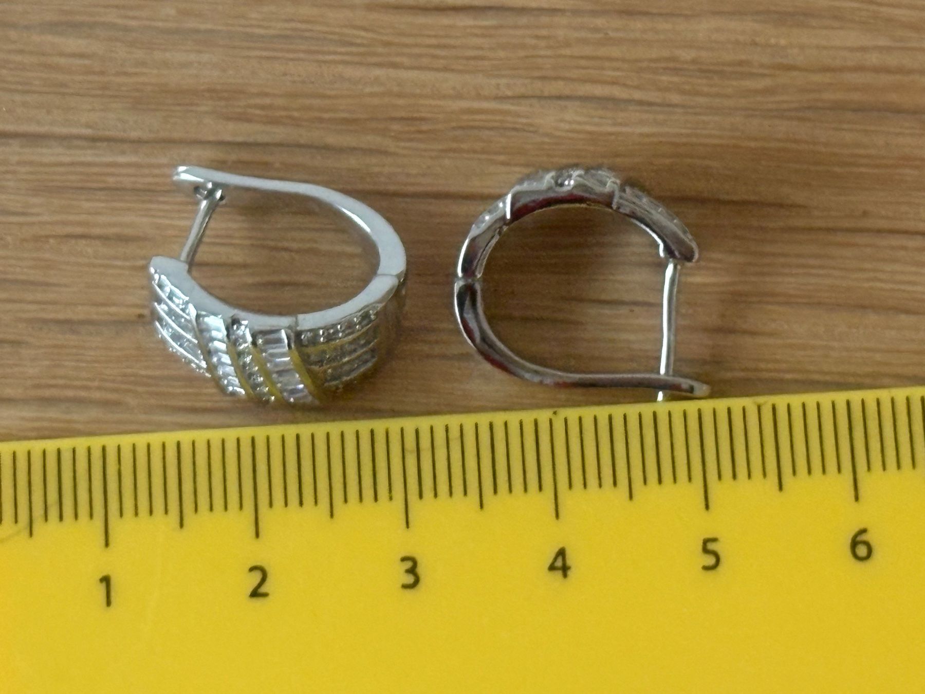 Orecchini pendenti & Orecchini a lobo: Luxus Elegante Ohrstecker Ohrschmuck Farbe:Silber zirkonia – Nuovo (secondo la descrizione) da Biel-Bienne venduto da Roserosse13 6