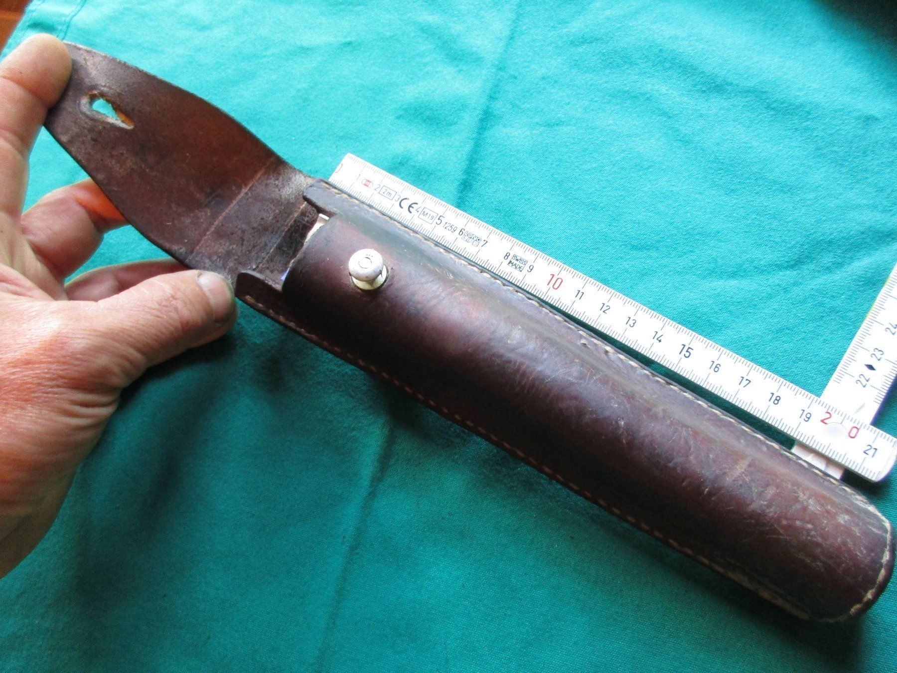 Schweizer Armee Armi bianche: Futteral zu Schiessbecher K31, 1949 – Usato da Bowil venduto da vifi01 4