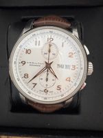 Hamilton Chronograph Automatik Herren Uhr mit Lederband gute