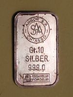 10 Gramm Argor Silberbarren 999.0
