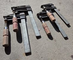 4x Schraubzwingen