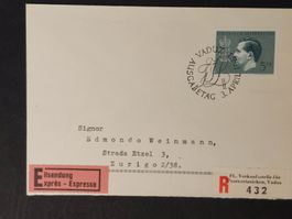 FDC FL 1963: Fürst Franz Josef
