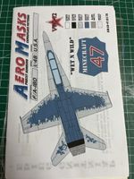 Aero Masks F/A-18D, 1/32 Maske "Wet N Wild" Minecraft 47