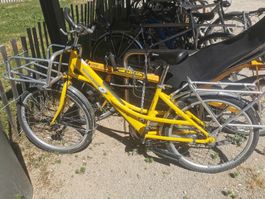 Vélo cargo poste français aluminum 