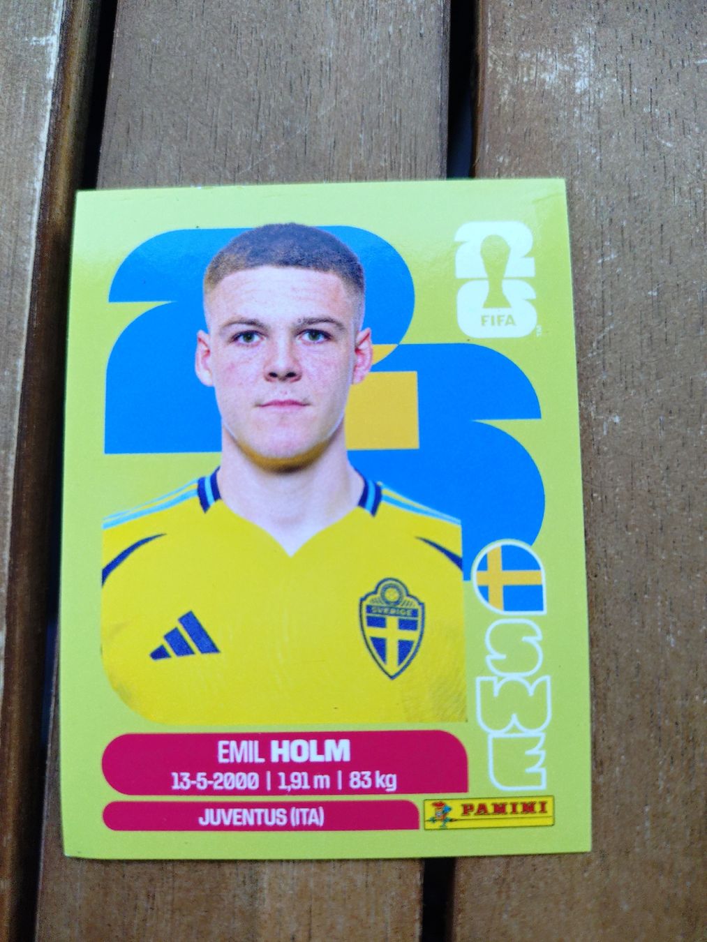 Panini Cartes à collectionner: Panini Sticker SWE 5  Emil Holm  – Neuf avec emballage d'origine à Steinmaur par Cinderella309