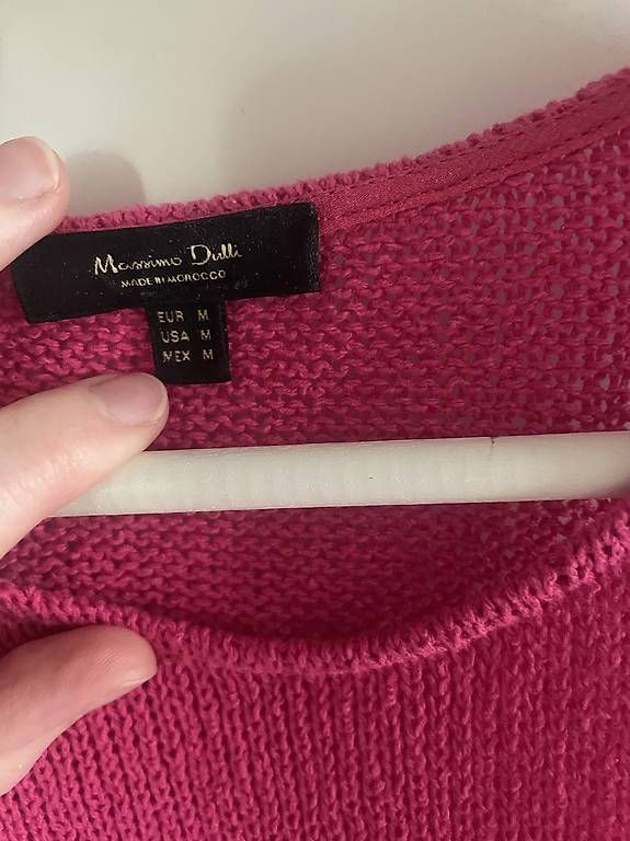 Vestiti: Massimo Dutti Strickkleid Pink, 100% Baumwolle, Gr. M – Usato da Zürich venduto da Ineselisabeth 2