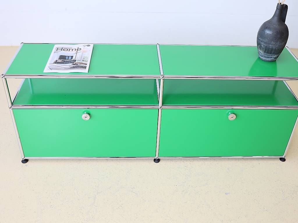 Cassettiere: USM Haller Lowboard in grün – Usato da Meinisberg venduto da atelier_TILIJA 6