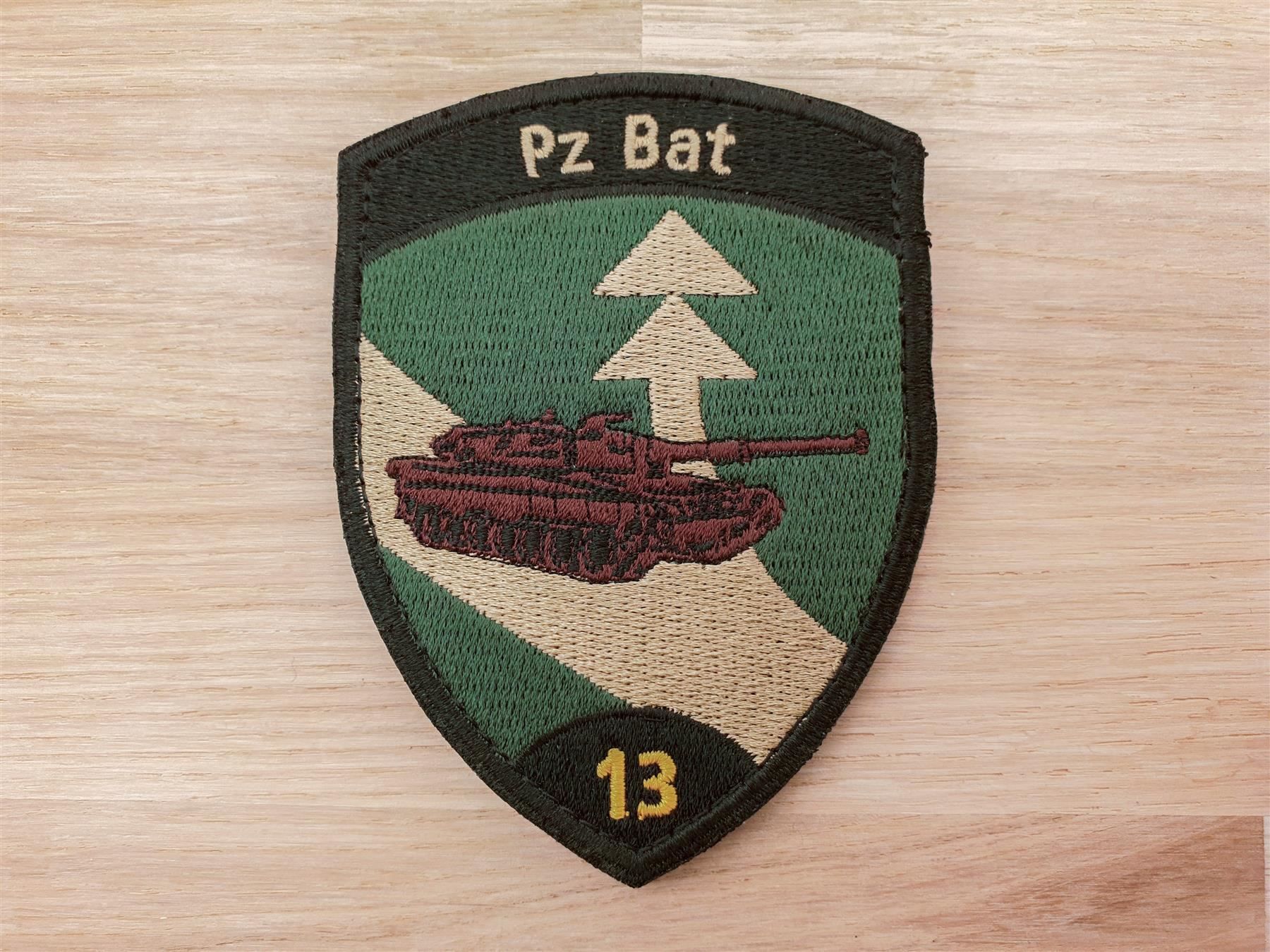 Placchette & Badge: Badge Pz Bat 13 schwarz Panzerbataillon – Usato da Erlinsbach venduto da S700