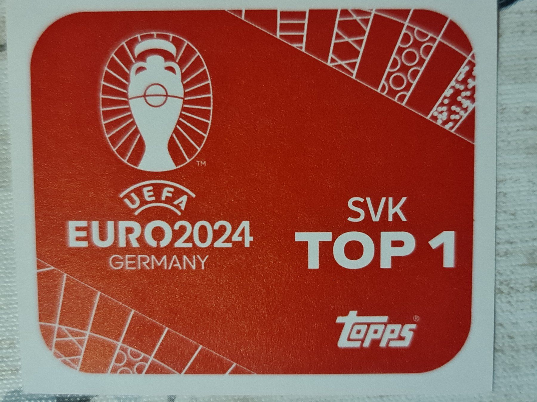 Topps Sammelbilder & Trading cards: Topps EURO2024 SVK TOP 1 – Neu und originalverpackt aus Dintikon von Prime-shop 1